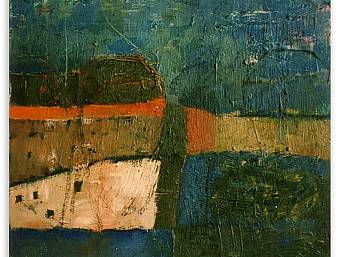 „Winsstraße II”, Öl auf Leinwand // oil on canvas, 60 x 50 cm, 1993 (Privatbesitz // private collection, Berlin) 