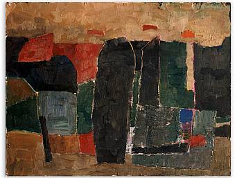 „Winsstraße 3”, Öl auf Hartfaser // oil on canvas, ca. 70 x 55 cm, 1993