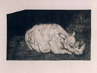 "Gauhauti", Radierung: Aquatinta, 1993 