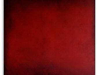 «Rot 4» Öl auf Leinwand // oil on canvas (Privatbesitz // private collection,Schondorf) 100 x 100 cm, 1997