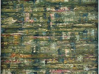 „Grün”, Öl auf Leinwand // oil on canvas, 100 x 100 cm, 2006/2008 (Privatbesitz // private collection, Berlin) 