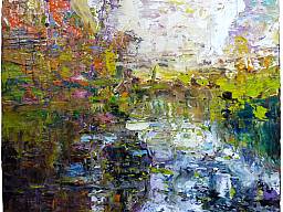 „Tiergarten 6”, Öl auf Leinwand // oil on canvas, 50 x 40 cm, 2010  (Privatbesitz // private collection, Würzburg)   