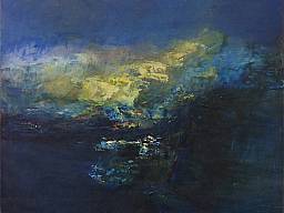 „Weiter Blick”, Öl auf Leinwand // oil on canvas, 50 x 40 cm, 2008/2009 (Privatbesitz // private collection, Berlin) 