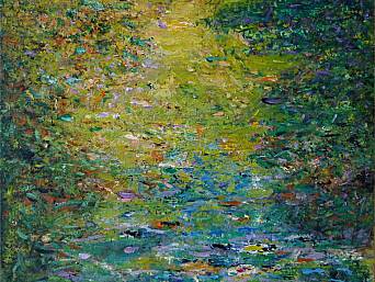 „An der Loup 1”, Öl auf Leinwand // oil on canvas, 50 x 40 cm, 2011 (Privatbesitz // private collection, Berlin)