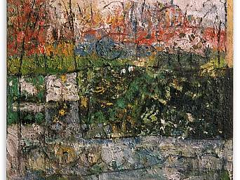 „Jena I”, Öl auf Leinwand // oil on canvas, 60 x 50 cm, 1993 (Privatbesitz // private collection, Weimar)