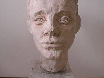 Gipskopf "Claudia", 1993