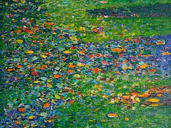 „Park 3”, Öl auf Leinwand // oil on canvas, 100 x 100 cm, 2009/2018