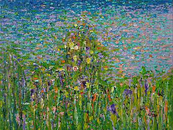 Amden V”, Öl auf Leinwand // oil on canvas, 50 x 40 cm, 2011/2012 (Privatbesitz // private collection, Berlin) 