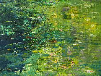 „Tiergarten 15”, Öl auf Leinwand // oil on canvas, 100 x 140 cm, 2009/2011 (Privatbesitz // private collection, Berlin)