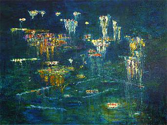 „Tiergarten 18”, Öl auf Leinwand, 200 x 150 cm, 2014/2015 (Privatbesitz/Groß Kummerfeld)