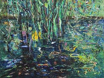 „Tiergarten 23”, Öl auf Leinwand, 60 x 50 cm, 2016